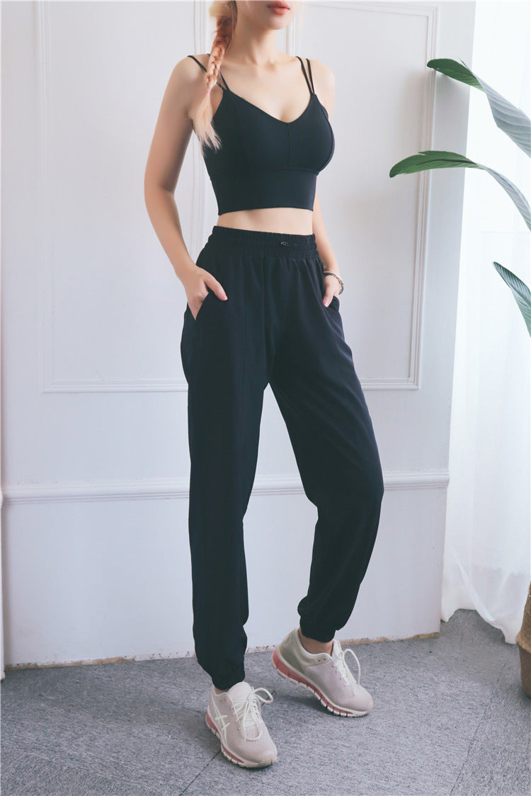 Fitness Tops Double Straps Yoga Bra