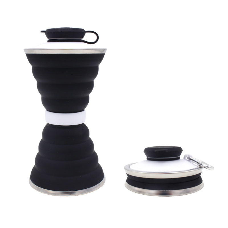 500ML Silicone Water Bottle Cup