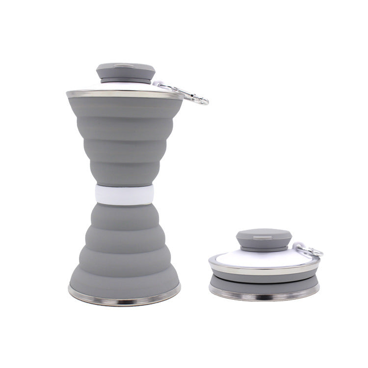 500ML Silicone Water Bottle Cup