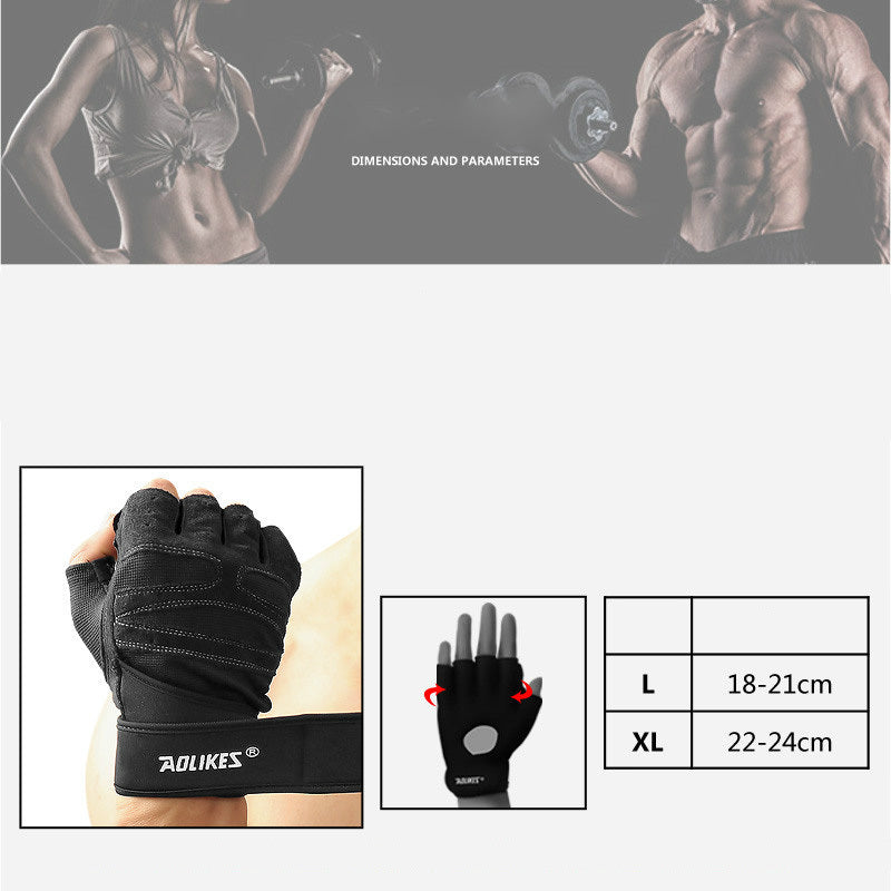 Half-Finger Gloves Training Gym Breathable