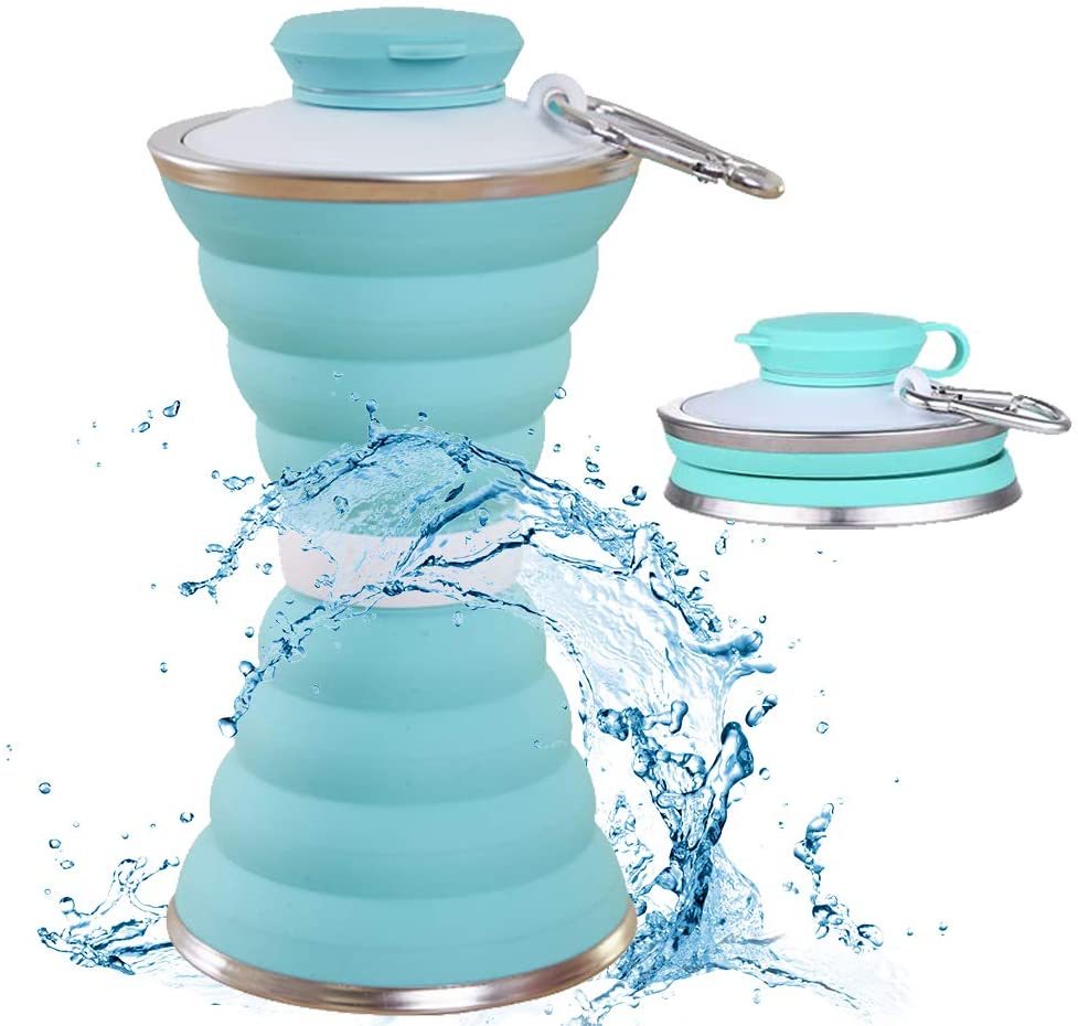500ML Silicone Water Bottle Cup