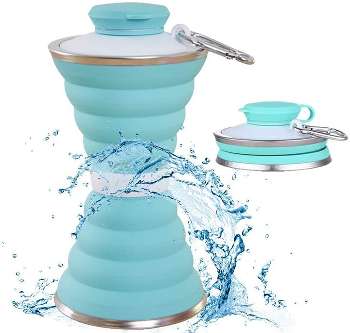 500ML Silicone Water Bottle Cup
