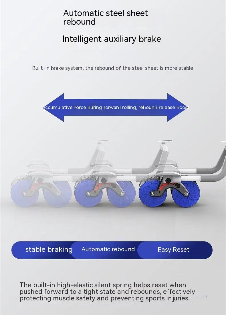 Abdominal Wheel Automatic Rebound Belly Exercise Roller