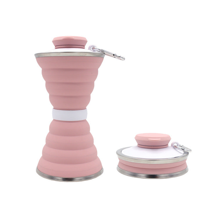 500ML Silicone Water Bottle Cup