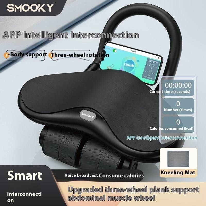 Three-wheel Abdominal Wheel Automatic