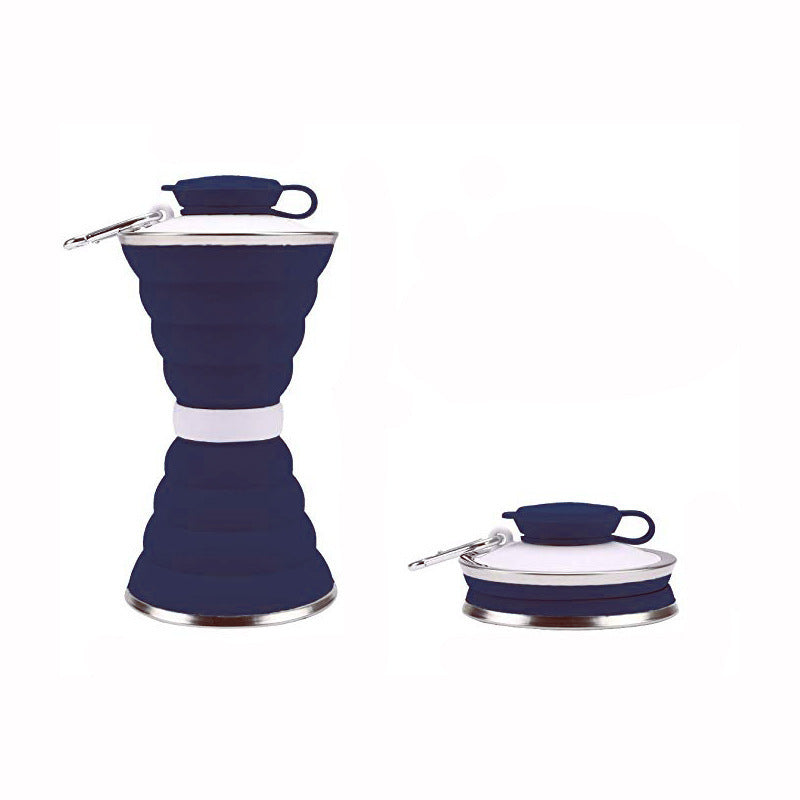 500ML Silicone Water Bottle Cup