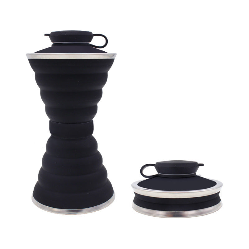 500ML Silicone Water Bottle Cup