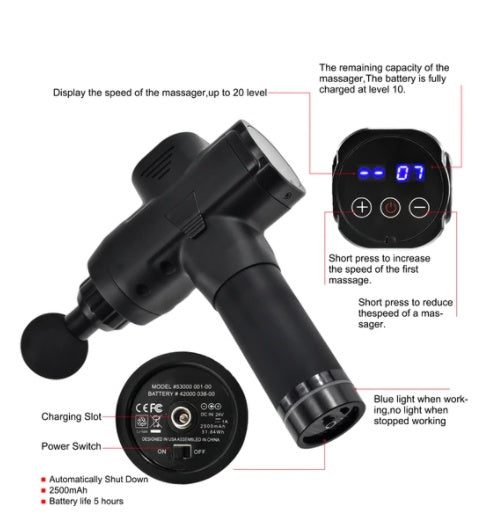 Source Manufacturer Fascia Muscle Massage Gun