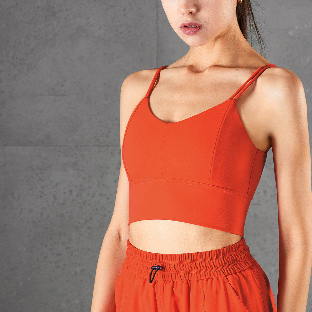 Fitness Tops Double Straps Yoga Bra