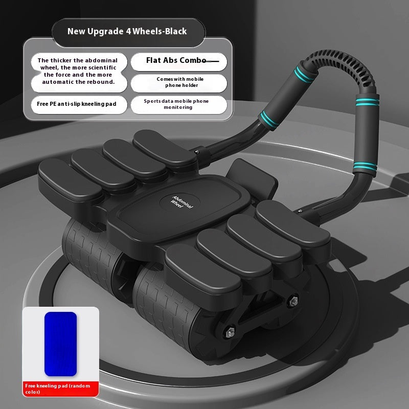 Four-wheel Abdominal Wheel Automatic Rebound