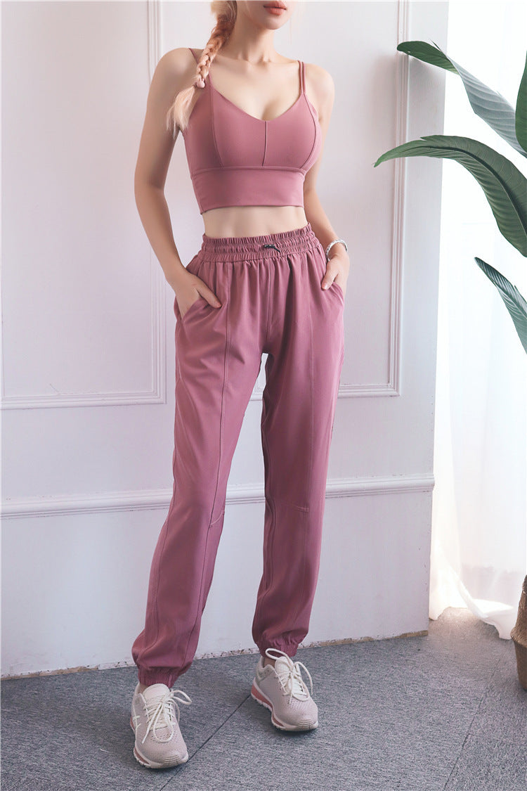 Fitness Tops Double Straps Yoga Bra