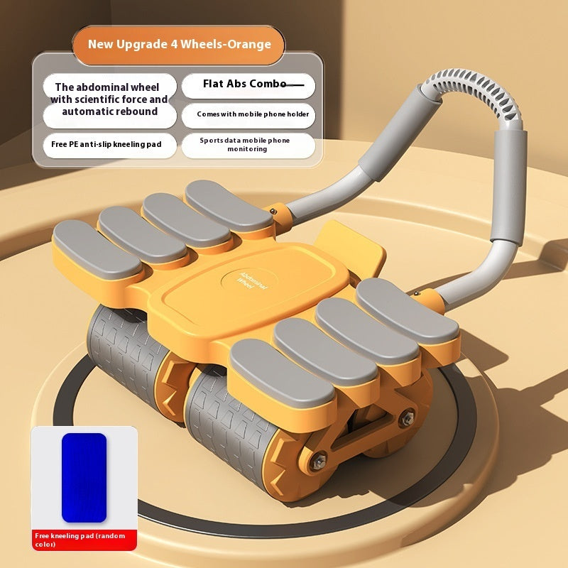 Four-wheel Abdominal Wheel Automatic Rebound