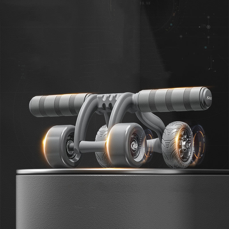Four-wheel Silent Abdominal Muscle Wheel