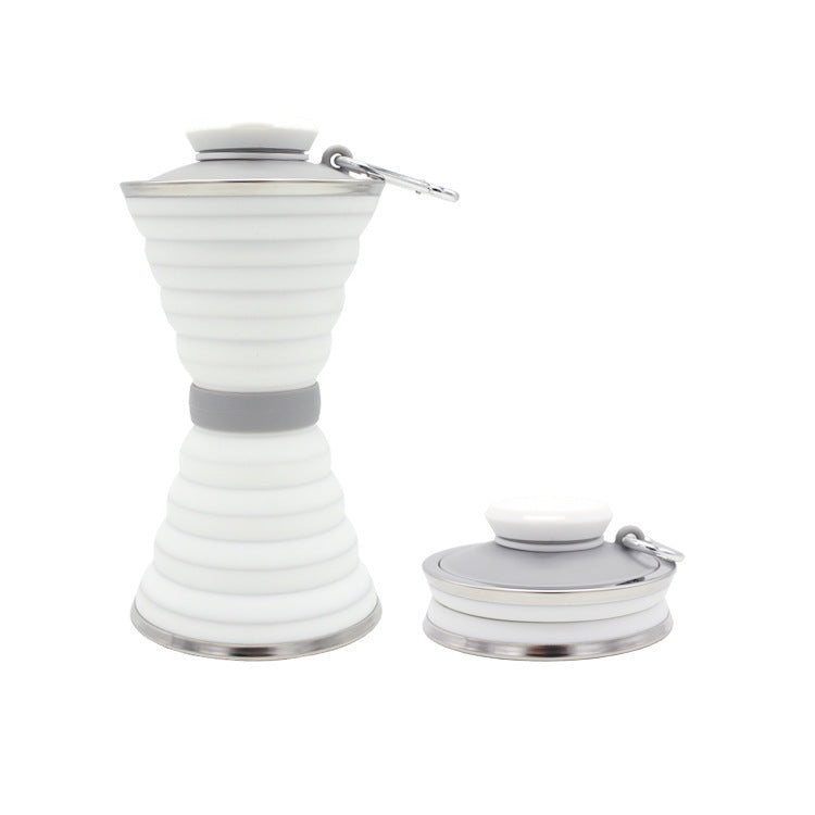 500ML Silicone Water Bottle Cup