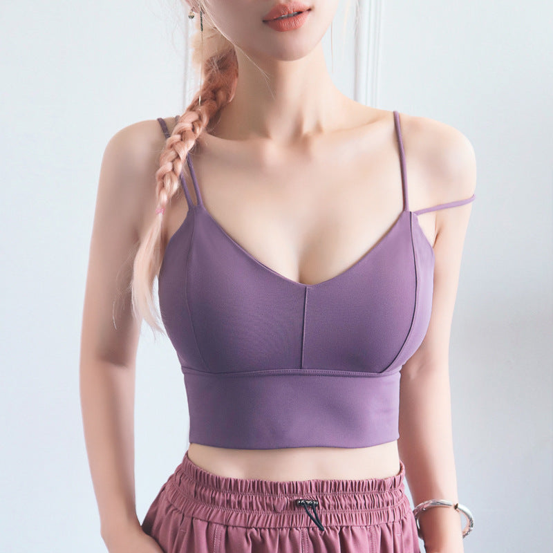 Fitness Tops Double Straps Yoga Bra