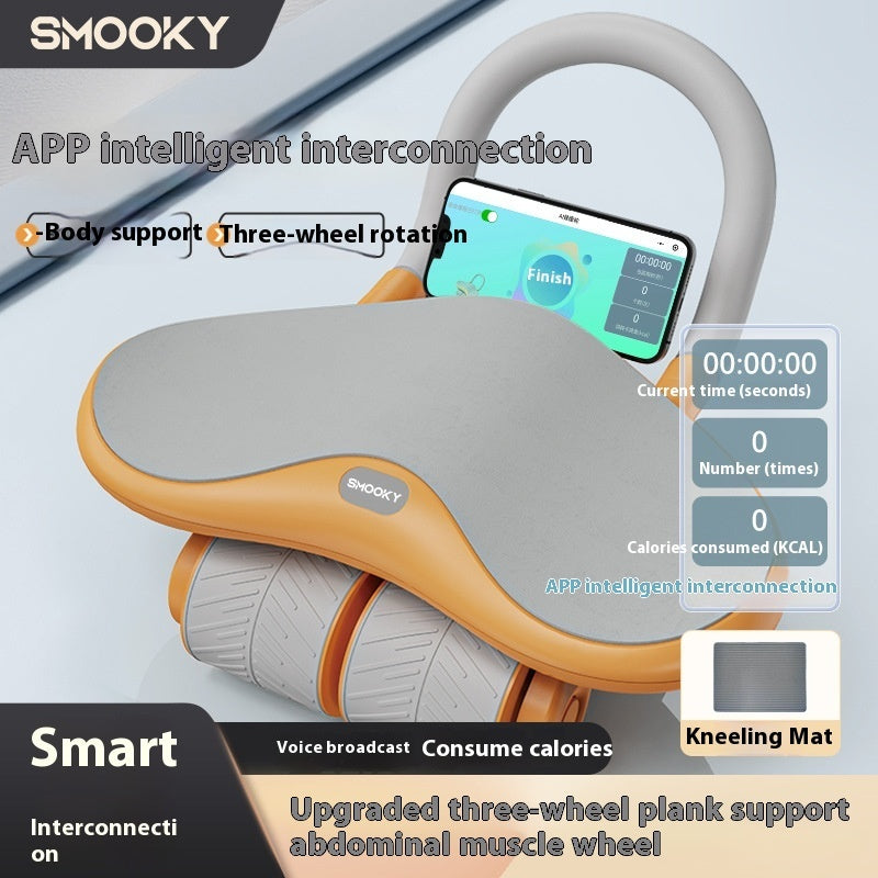 Three-wheel Abdominal Wheel Automatic