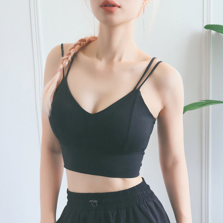Fitness Tops Double Straps Yoga Bra