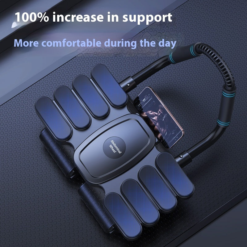 Four-wheel Abdominal Wheel Automatic Rebound