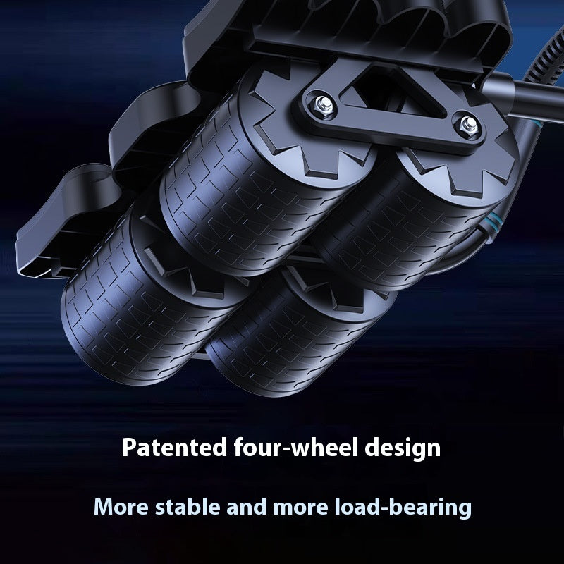 Four-wheel Abdominal Wheel Automatic Rebound